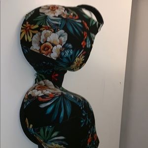 Lane Bryant Exotic Floral Print Bra
